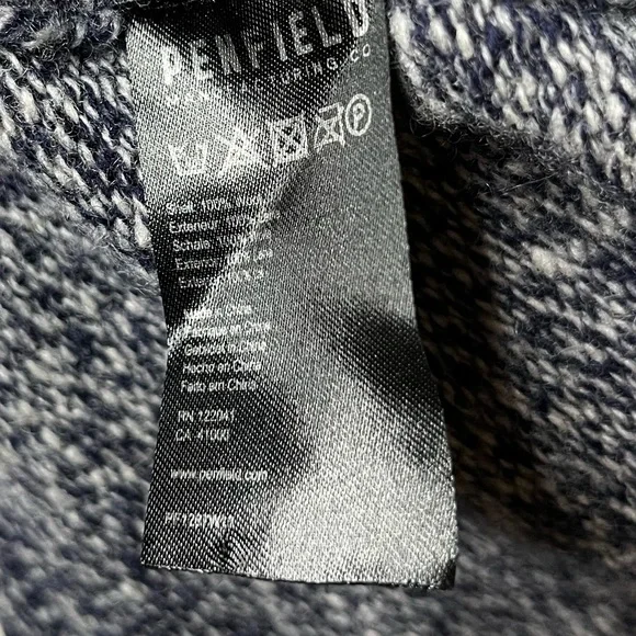 Penfield Mens wool cowl neck sweater size M